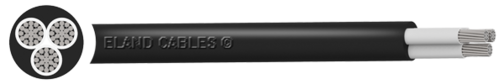 ELAND CABLES 3 Core 2.5mm Black (BS6883 6573TQ Type SW4) (3x2.5mm)