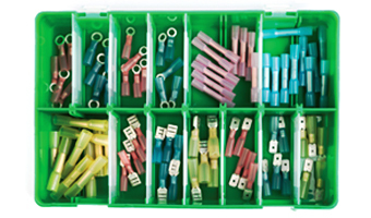 AUTOMARINE Kit de Terminales Pre-Aislados PREVIOS H / S del accesorios Green Kit (80 PIEZ)