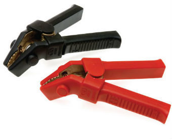 AUTOMARINE Fully insulated and extra resistant alligator clips 500AH Red