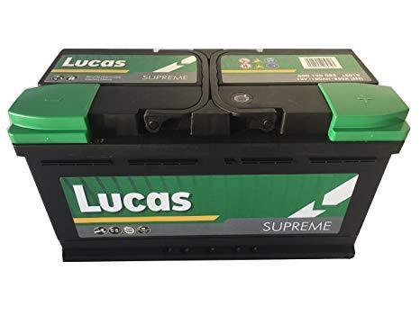 LUCAS Supreme Batería de Coche 12V 100Ah 850 CCA(EN)