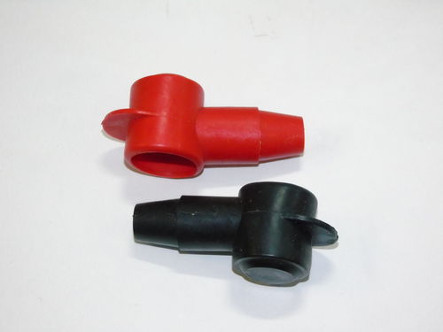 AUTOMARINE  PVC Terminal Cover Red - Black from 8.0mm to 26.0mm
