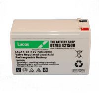 LUCAS Mobility Battery 12V 7Ah AGM/VRLA