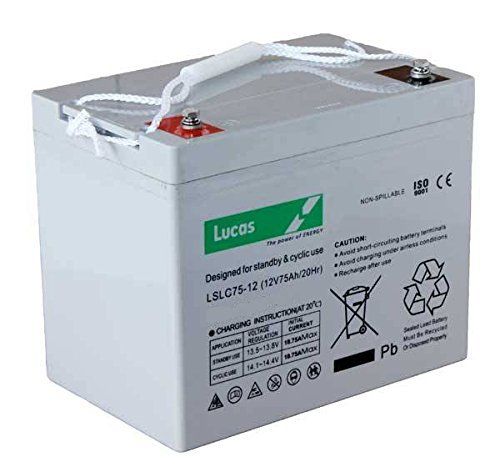 LUCAS VRLA Ciclic Battery AGM 12V 75Ah (260x168x233)