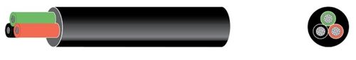 AUTOMARINE Cable Oceanflex de 3 Núcleos Cobre Estañado 1.5mm