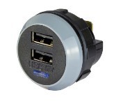 PowerVerter Pro-D USB Charger, Dual Output, 12/24V, 3A, Fixed