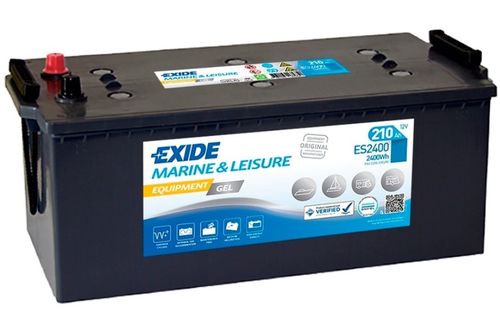 EXIDE Batería de Gel12V 210Ah (518x279x240mm)