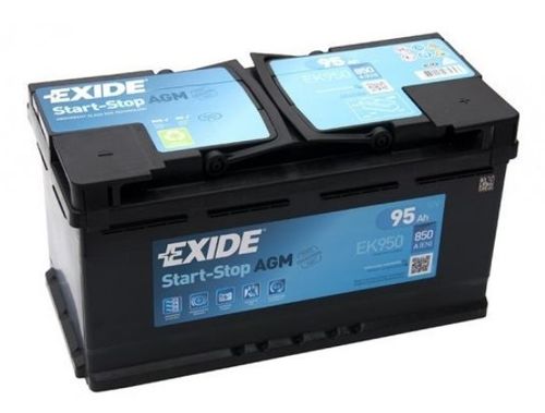EXIDE Start Stop AGM Battery 95Ah 12V 850A(EN) (353x175x190mm)