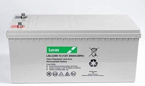 LUCAS VRLA CYCLIC Battery 12V 200Ah (522x238x218)